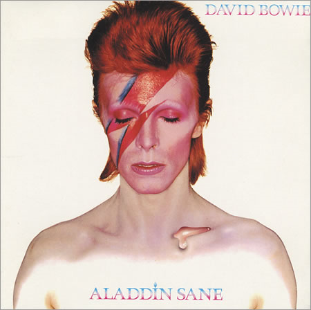 Copertina Aladdin Sane di David Bowie